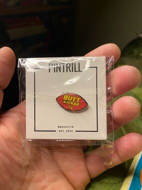 Brand New Limited Edition Pintrill “Butt Kicker” Football Enamel Pin